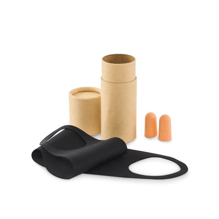 Travel set in paper tube box with your logo