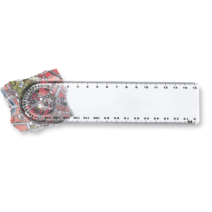 Ruler with magnifier with your logo