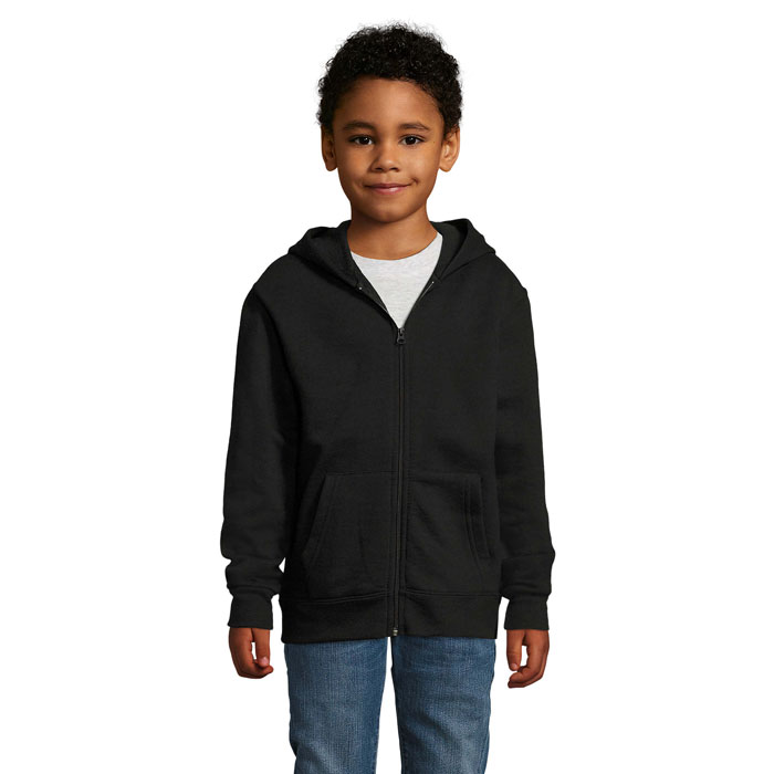 Kids' zip hoodie 260g with your logo