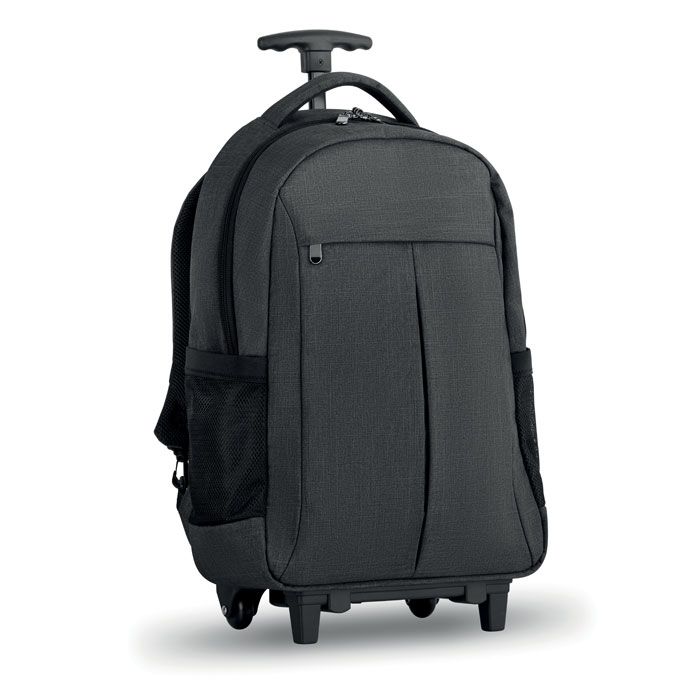 Trolley backpack in 360D polyester with your logo