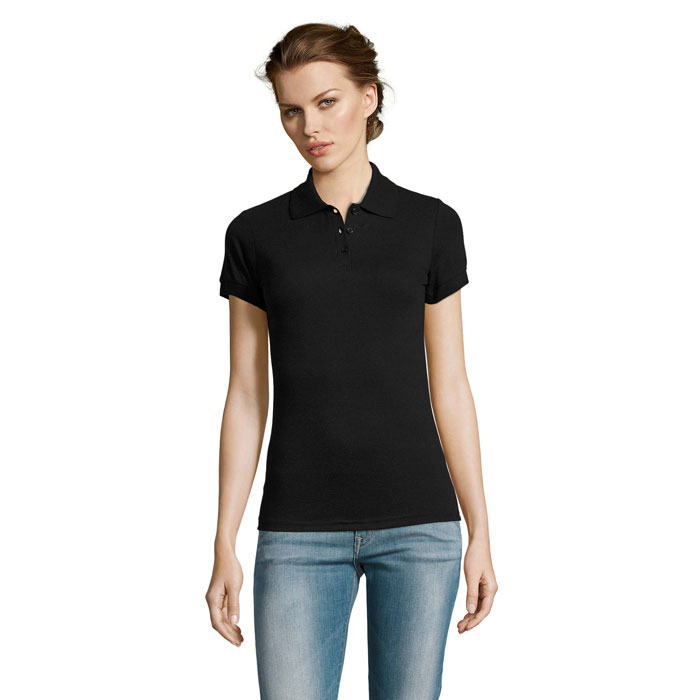 Women's polycotton polo 200g with your logo