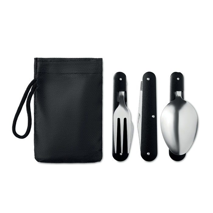 3-piece camping utensils set with your logo