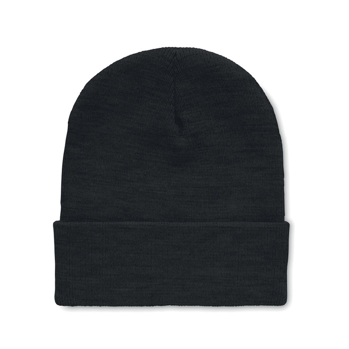 Beanie in RPET with cuff with your logo