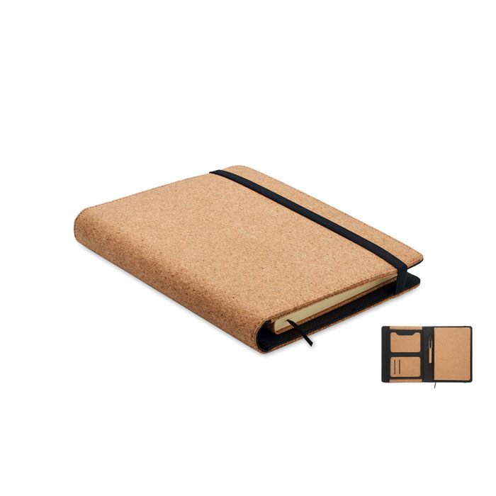 A5 portfolio in cork with your logo