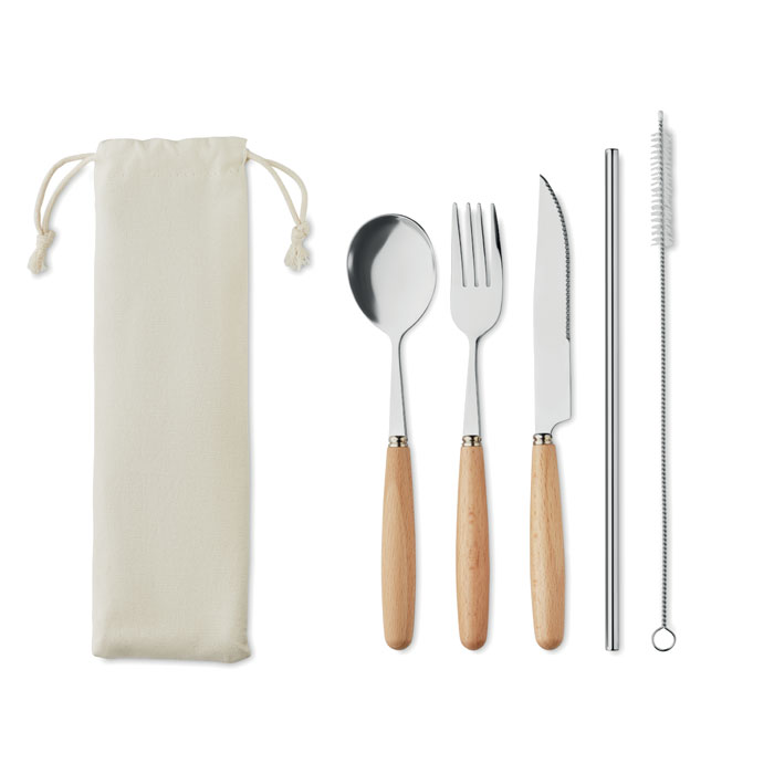 Cutlery set stainless steel with your logo