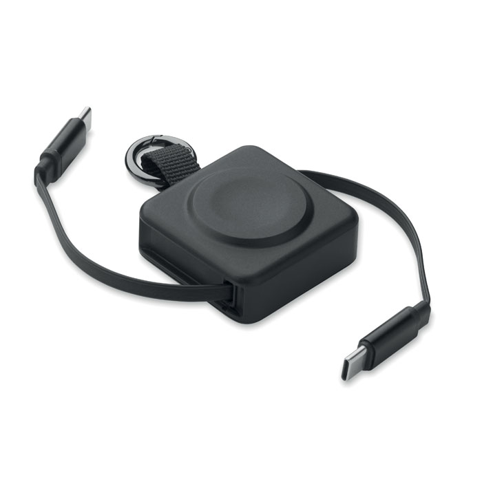 Retractable 100W USB-C cable with your logo