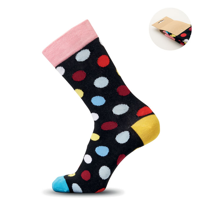 Funny patterned socks with your logo