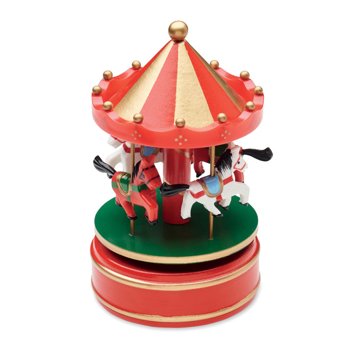 Mini carousel music box with your logo
