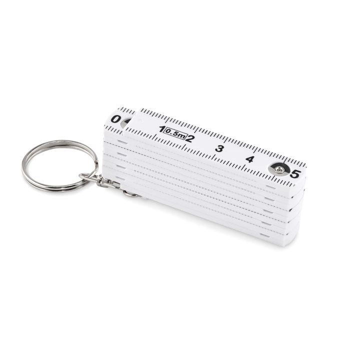 Carpenter's ruler key ring 50cm with your logo
