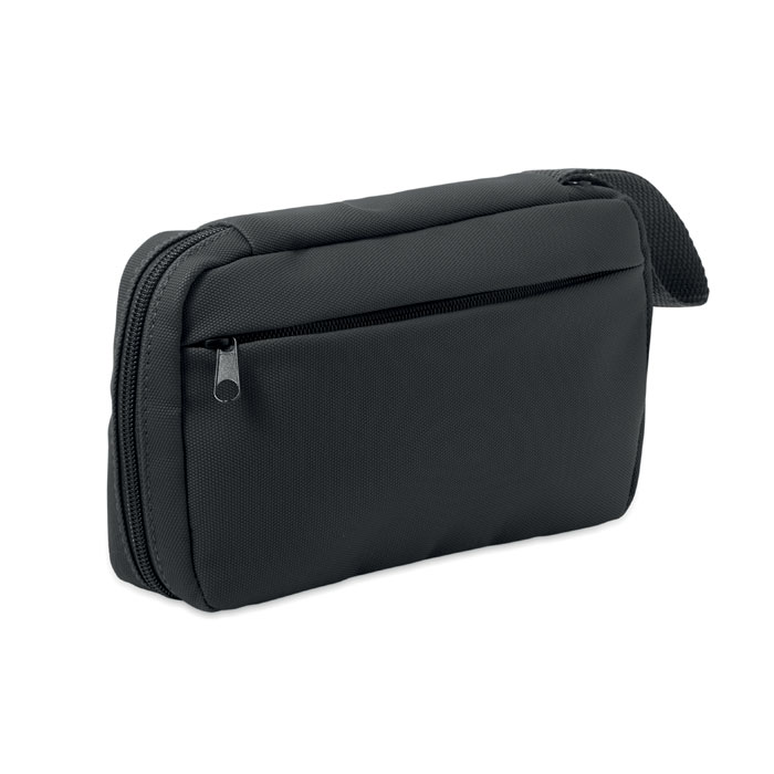 Toiletry bag 600D RPET with your logo