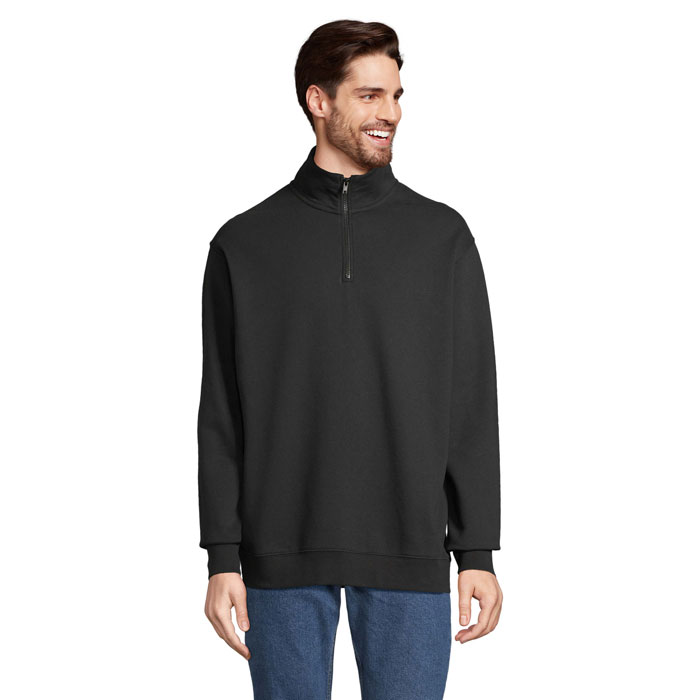 Quarter zip sweatshirt with your logo