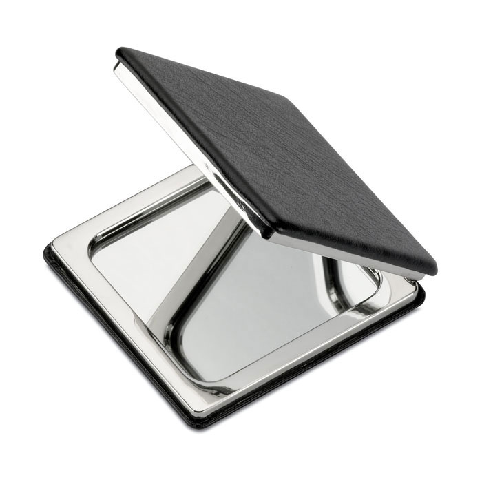 Double magnetic mirror with your logo