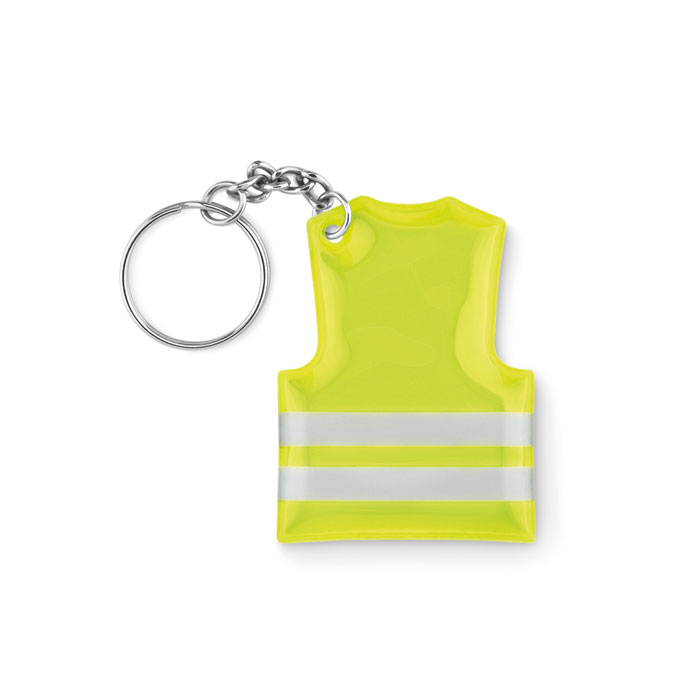 Key ring with reflecting vest with your logo