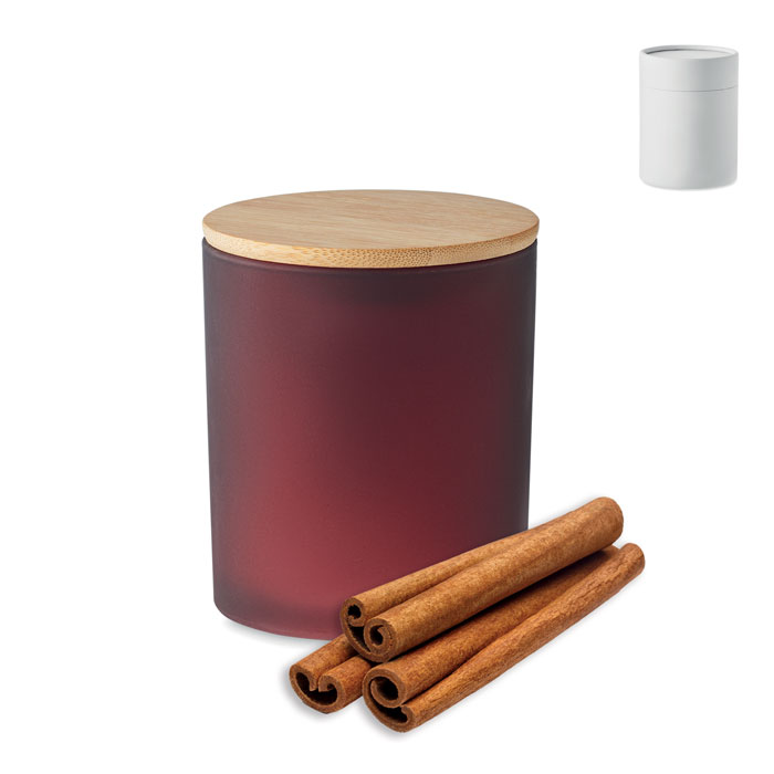 Plant-based wax candle 120 g with your logo