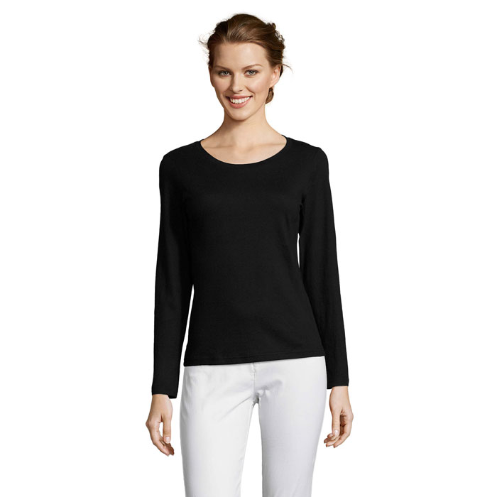 Women's long sleeve t-shirt 150g with your logo