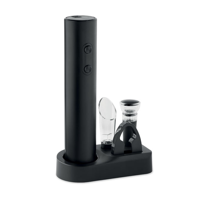 Electric wine opener set with your logo