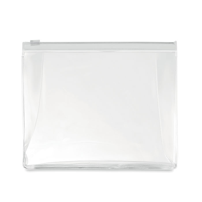 Cosmetic pouch with zipper with your logo