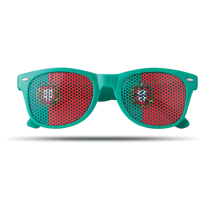 Country flag sunglasses with your logo