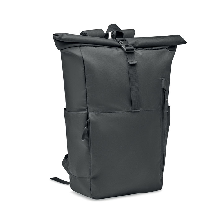 300D RPET rolltop backpack with your logo