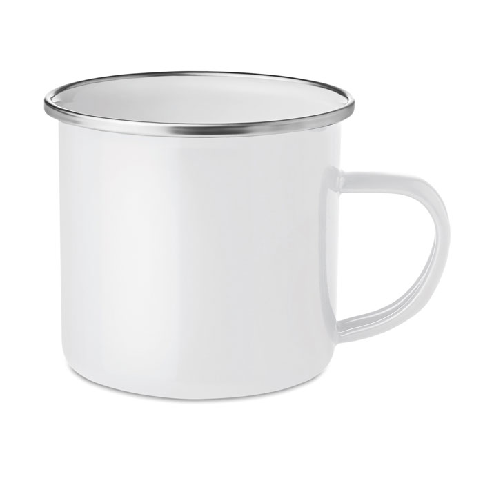 Enamel sublimation mug 350 ml with your logo