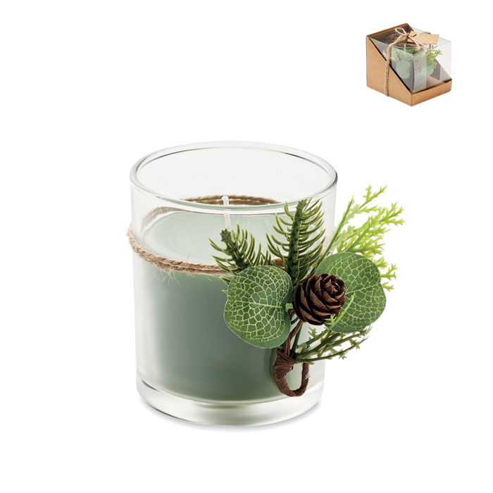 Christmas candle holder with your logo