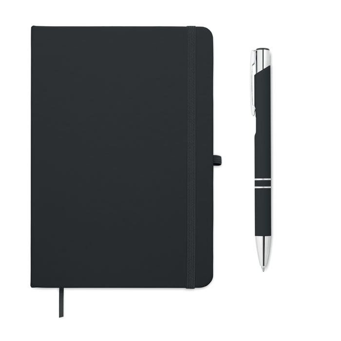 A5 recycled PU notebook set with your logo