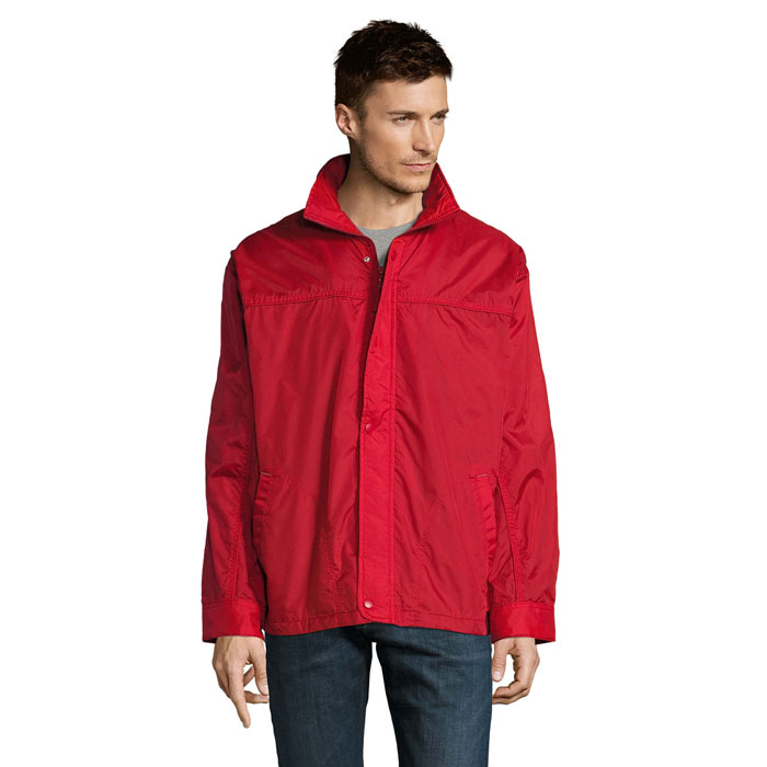 Lined windbreaker with your logo
