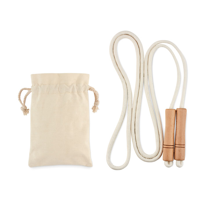 Cotton skipping rope with your logo