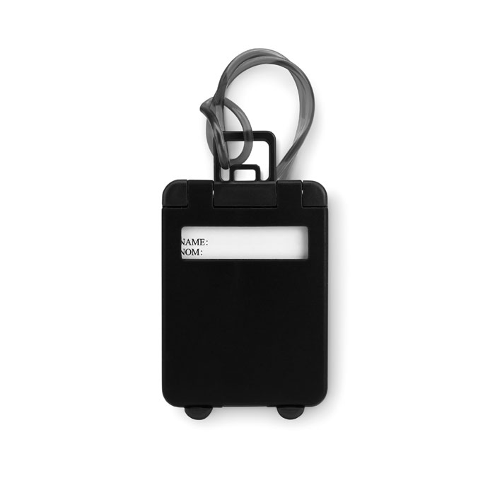 Plastic luggage tag with your logo