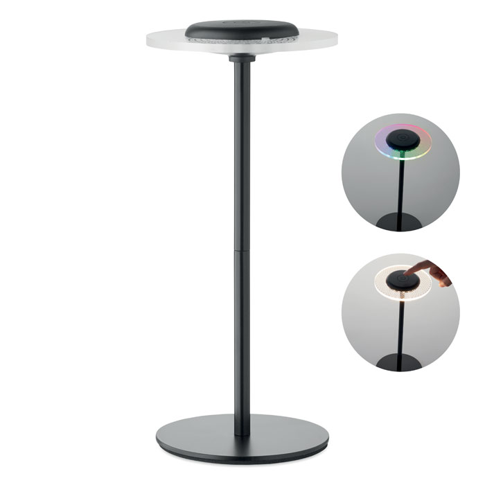 Rechargeable iron table lamp with your logo