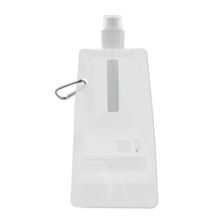 Foldable water bottle with your logo