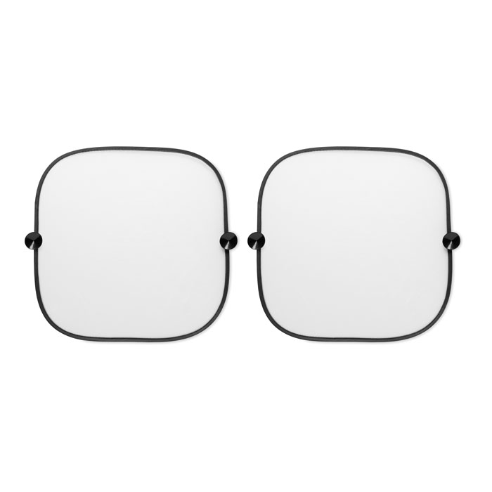Set of 2 car window shades with your logo