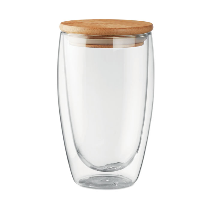 Double-wall glass 450 ml with your logo