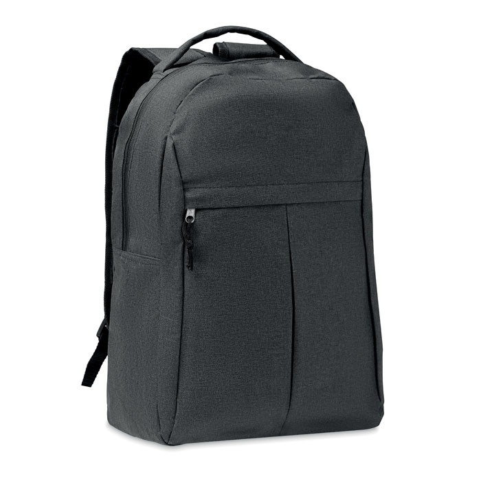 600D RPET 2 tone backpack with your logo
