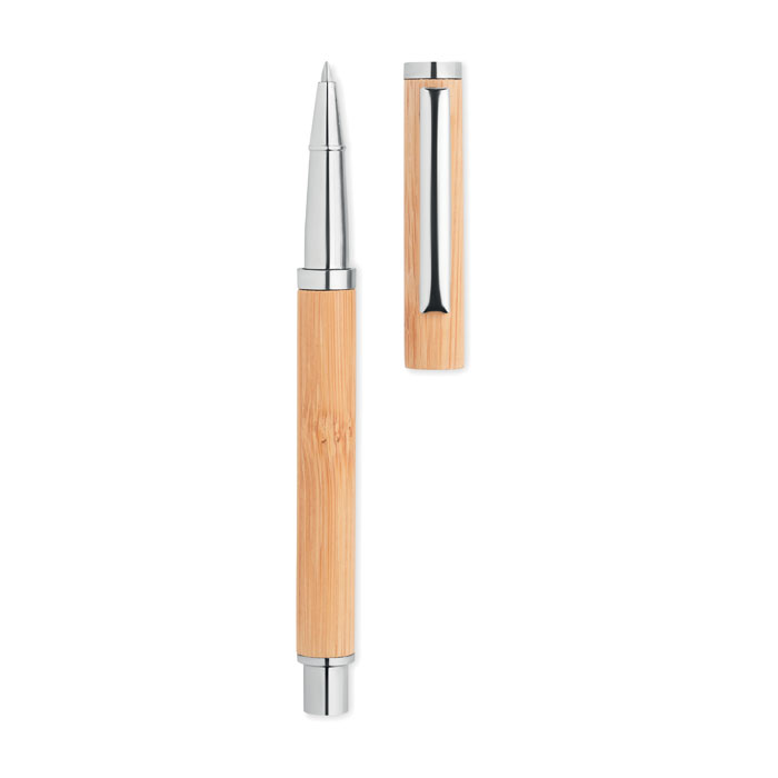 Bamboo gel pen with your logo