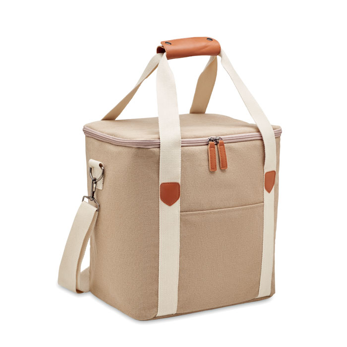Large canvas cooler bag 450 gr/m² with your logo