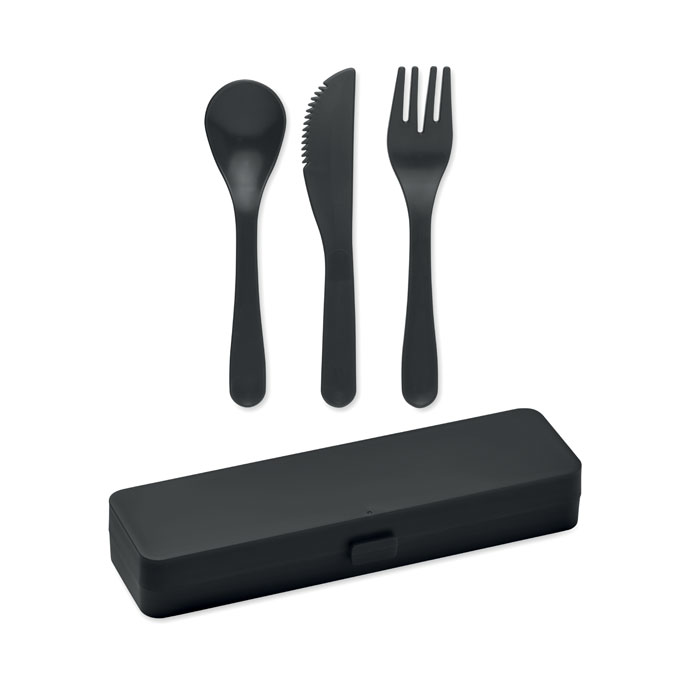 PP cutlery set with your logo