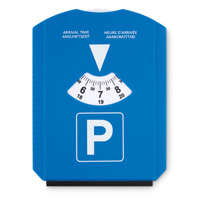 Ice scraper in parking card with your logo