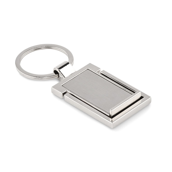Metal key ring phone stand with your logo