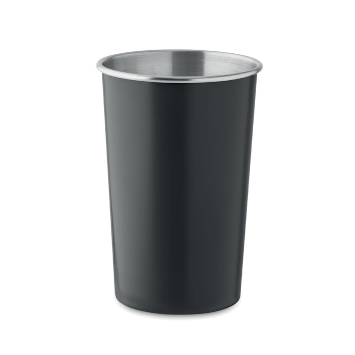 Recycled stainless steel cup with your logo