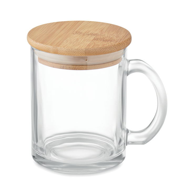 Recycled glass mug 300 ml with your logo