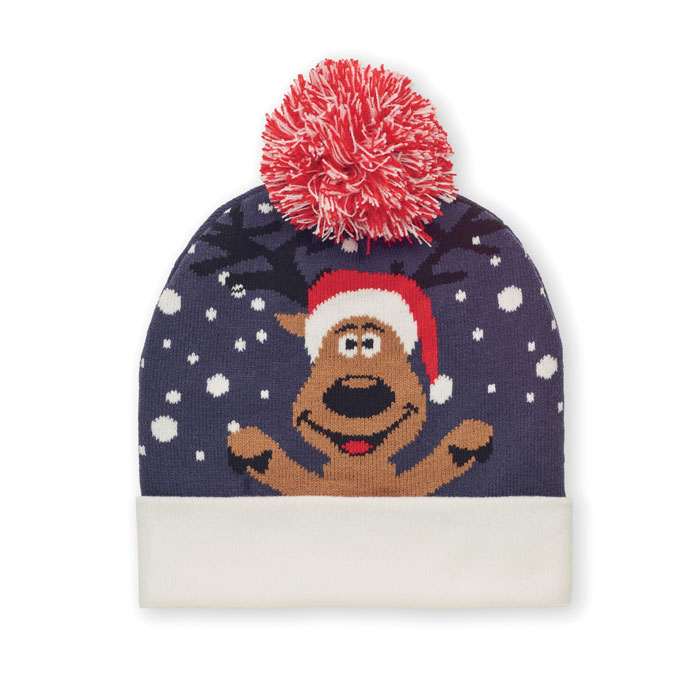 Christmas knitted beanie with your logo
