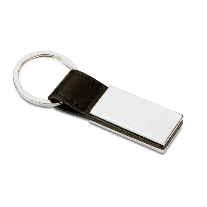 PU and metal key ring with your logo