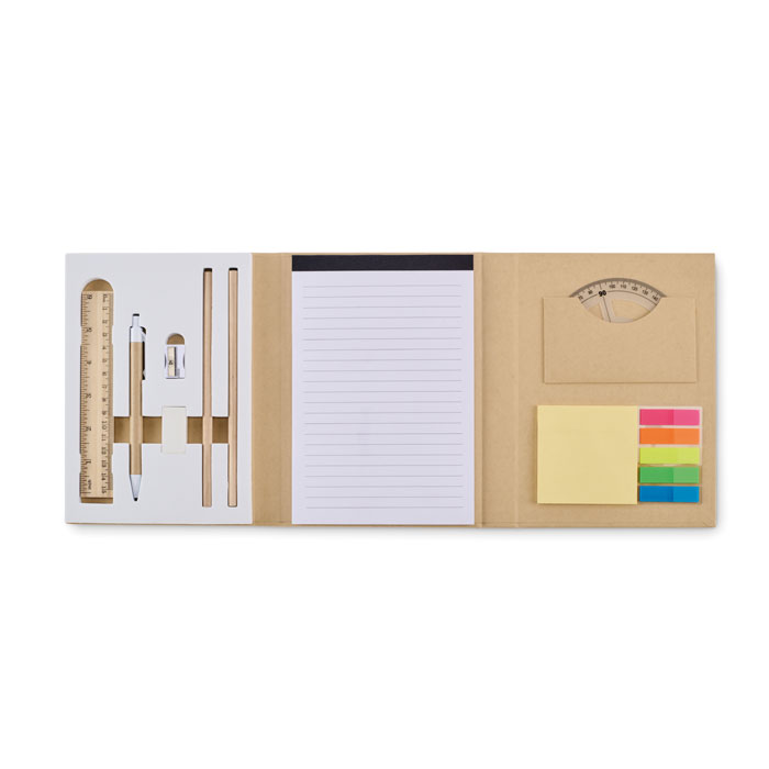 Stationery set with notepad with your logo
