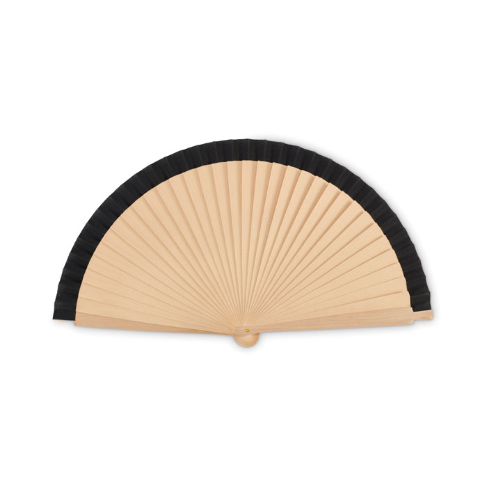 Wooden hand fan with your logo