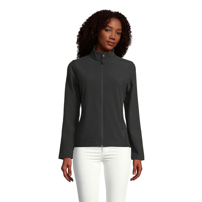 Women's softshell zip jacket 280 with your logo