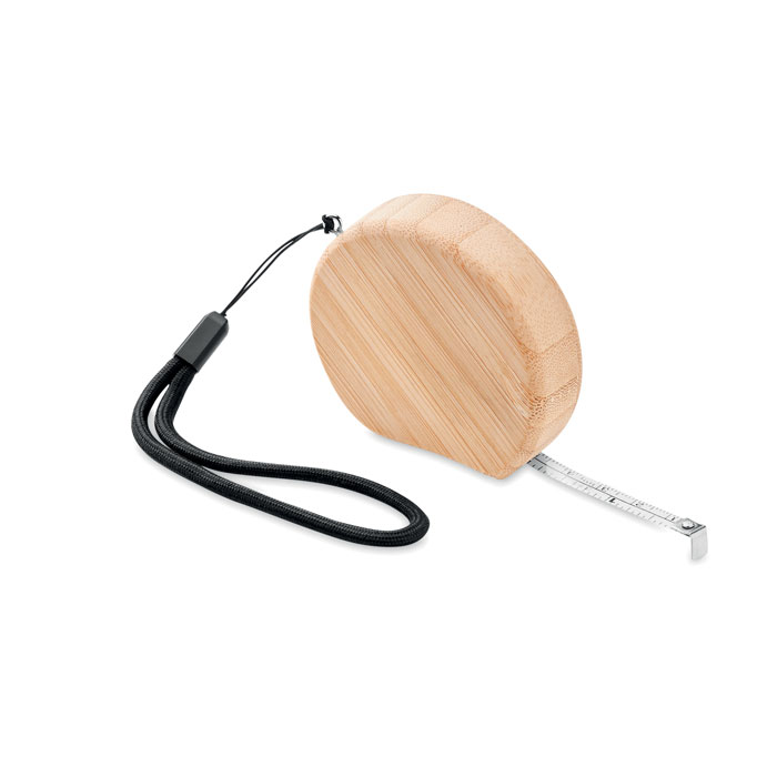 Measuring tape in bamboo 2m with your logo