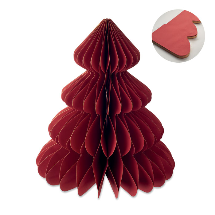 Paper Christmas tree decoration with your logo