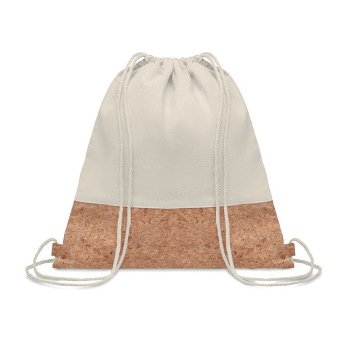160gr/m² cotton drawstring bag with your logo