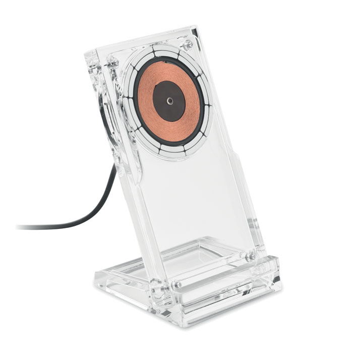 Acrylic wireless charger 15W with your logo